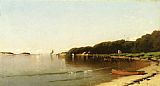 Famous Coast Paintings - Sailing off the New England Coast